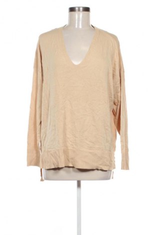 Damski sweter Essentials by Tchibo, Rozmiar XL, Kolor Beżowy, Cena 49,99 zł