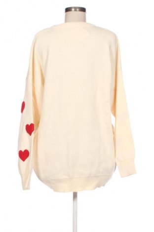 Γυναικείο πουλόβερ FullaModa, Μέγεθος L, Χρώμα Εκρού, Τιμή 14,77 €