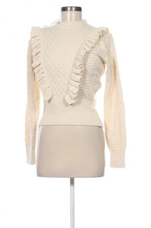 Γυναικείο πουλόβερ Happiness, Μέγεθος S, Χρώμα Λευκό, Τιμή 23,52 €