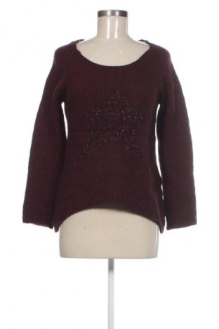 Дамски пуловер Lindsay Moda, Размер M, Цвят Червен, Цена 15,99 лв.