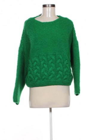 Дамски пуловер Mango, Размер M, Цвят Зелен, Цена 27,00 лв.