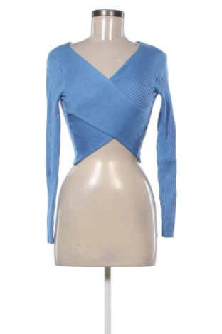 Pulover de femei Pull&Bear, Mărime S, Culoare Albastru, Preț 76,30 Lei