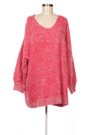 Дамски пуловер Rainbow, Размер 3XL, Цвят Розов, Цена 21,99 лв.