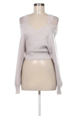 Дамски пуловер Romwe, Размер S, Цвят Сив, Цена 29,00 лв.