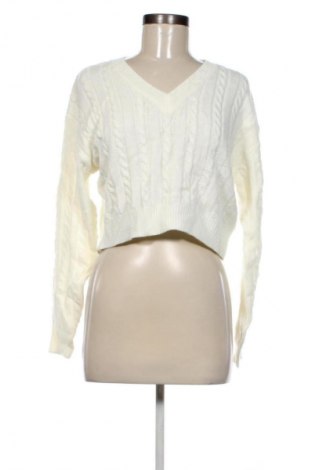 Pulover de femei SHEIN, Mărime S, Culoare Ecru, Preț 42,99 Lei