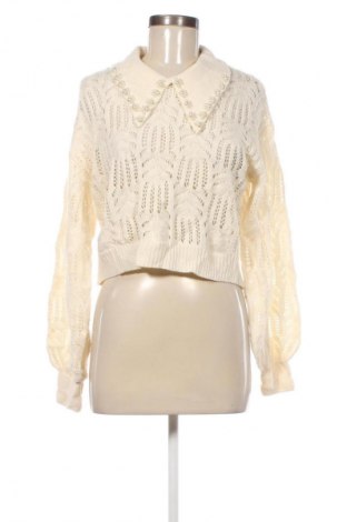 Damenpullover SHEIN, Größe L, Farbe Ecru, Preis 7,99 €