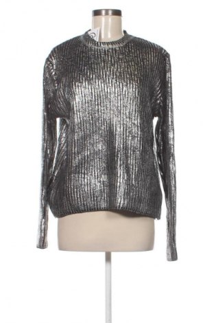 Damski sweter SHEIN, Rozmiar M, Kolor Srebrzysty, Cena 66,39 zł
