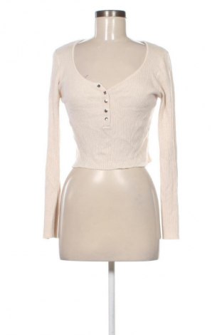 Női pulóver Stradivarius, Méret L, Szín Bézs, Ár 5 800 Ft