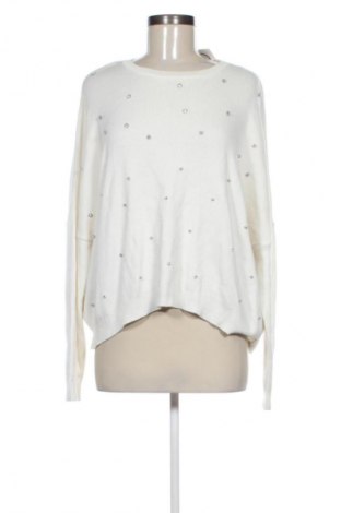 Γυναικείο πουλόβερ Stradivarius, Μέγεθος M, Χρώμα Λευκό, Τιμή 14,83 €