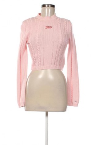 Női pulóver Tommy Jeans, Méret S, Szín Rózsaszín, Ár 40 179 Ft