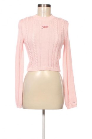 Дамски пуловер Tommy Jeans, Размер S, Цвят Розов, Цена 169,99 лв.