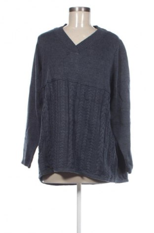 Damski sweter Ulla Popken, Rozmiar XL, Kolor Niebieski, Cena 68,99 zł