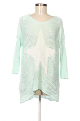 Дамски пуловер Unbranded, Размер M, Цвят Син, Цена 12,99 лв.