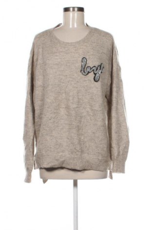 Női pulóver Violeta by Mango, Méret L, Szín Bézs, Ár 4 309 Ft