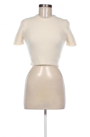 Дамски пуловер Zara, Размер S, Цвят Екрю, Цена 25,99 лв.