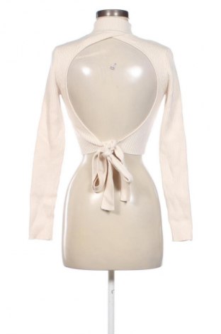 Дамски пуловер Zara, Размер M, Цвят Бежов, Цена 17,99 лв.