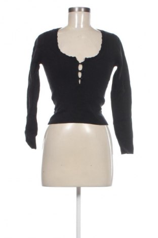 Дамски пуловер Zara, Размер S, Цвят Черен, Цена 20,99 лв.