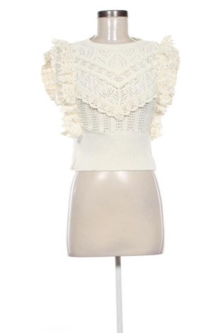 Damski sweter Zara, Rozmiar M, Kolor Beżowy, Cena 62,07 zł