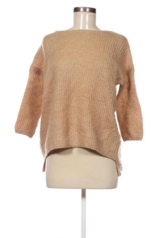 Дамски пуловер Zara, Размер S, Цвят Бежов, Цена 19,99 лв.