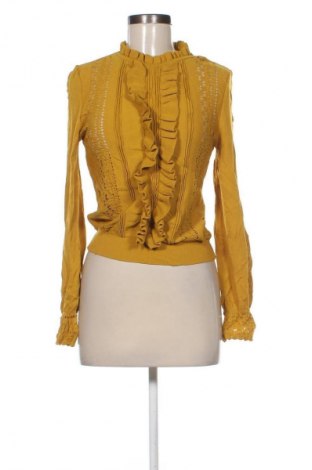 Дамски пуловер Zara, Размер M, Цвят Жълт, Цена 20,99 лв.