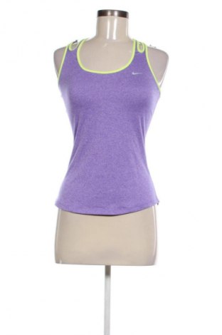 Дамски спортен топ Nike, Размер S, Цвят Лилав, Цена 33,24 лв.