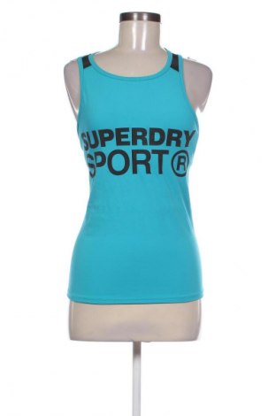 Damen Sporttop Superdry, Größe S, Farbe Blau, Preis € 12,25