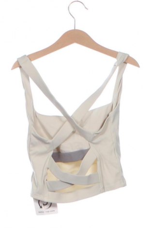 Γυναίκειο αθλητικό τοπ Unbranded, Μέγεθος S, Χρώμα Εκρού, Τιμή 7,67 €