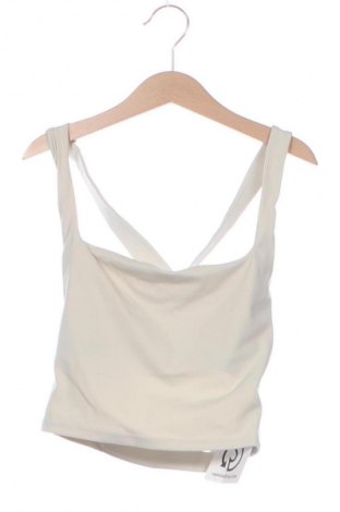 Γυναίκειο αθλητικό τοπ Unbranded, Μέγεθος S, Χρώμα Εκρού, Τιμή 7,67 €