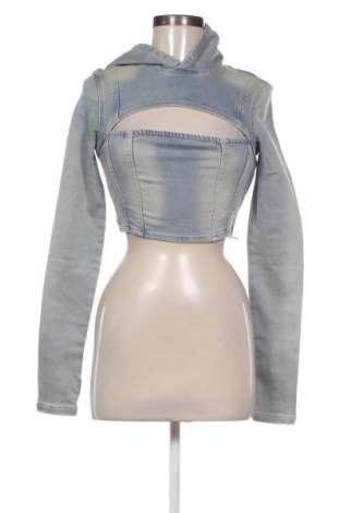 Damen Sweatshirt Bershka, Größe XS, Farbe Blau, Preis € 14,83