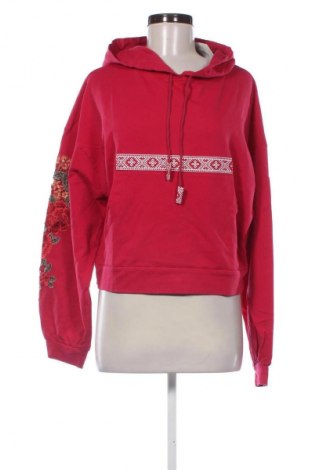 Дамски суитшърт Desigual, Размер M, Цвят Червен, Цена 109,99 лв.