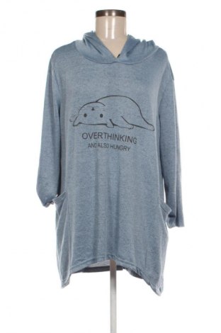 Γυναικείο φούτερ Unbranded, Μέγεθος XL, Χρώμα Μπλέ, Τιμή 10,99 €