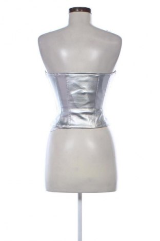 Дамски топ Amisu, Размер S, Цвят Сребрист, Цена 29,00 лв.