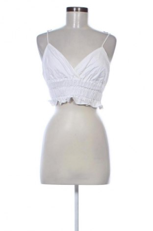 Damentop Bershka, Größe M, Farbe Weiß, Preis 14,77 €