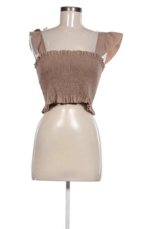 Γυναικείο τοπ Pretty Little Thing, Μέγεθος M, Χρώμα Καφέ, Τιμή 14,77 €