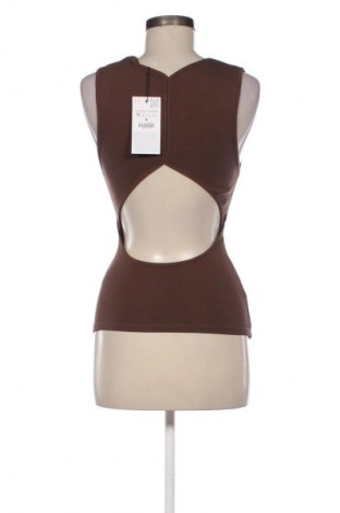 Γυναικείο τοπ Zara, Μέγεθος M, Χρώμα Καφέ, Τιμή 20,46 €