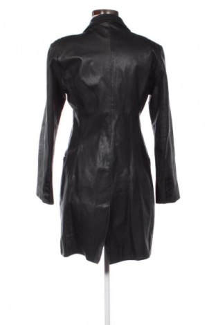 Damski skórzany płaszcz Unbranded, Rozmiar S, Kolor Czarny, Cena 494,25 zł