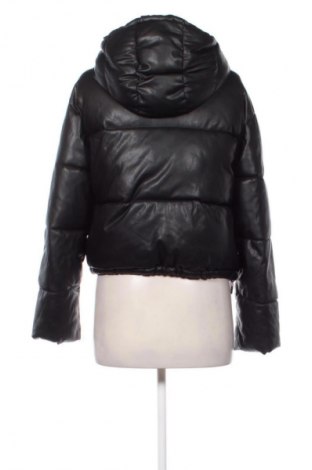 Damen Lederjacke Bershka, Größe S, Farbe Schwarz, Preis 29,67 €
