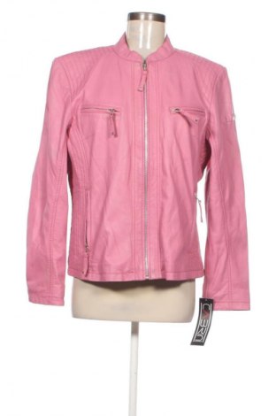 Geacă de piele pentru femei Cabrini, Mărime XL, Culoare Roz, Preț 778,95 Lei