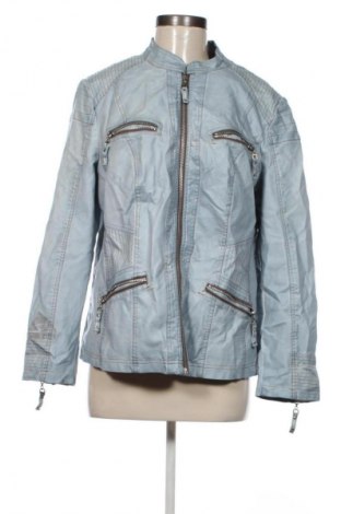 Дамско кожено яке Canda, Размер XL, Цвят Син, Цена 40,99 лв.