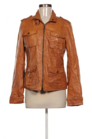 Γυναικείο δερμάτινο μπουφάν Conbipel, Μέγεθος M, Χρώμα Καφέ, Τιμή 48,99 €