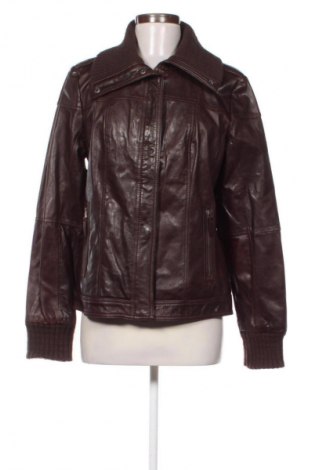 Γυναικείο δερμάτινο μπουφάν Eddie Bauer, Μέγεθος L, Χρώμα Καφέ, Τιμή 42,00 €