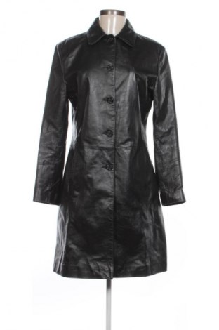 Дамско кожено яке Gina Mariolano, Размер M, Цвят Черен, Цена 129,96 лв.