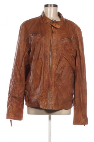 Дамско кожено яке Gipsy, Размер XL, Цвят Кафяв, Цена 167,99 лв.