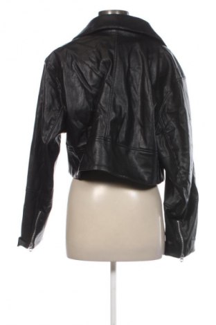 Damen Lederjacke H&M Divided, Größe L, Farbe Schwarz, Preis 32,99 €