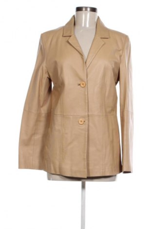 Дамско кожено яке Lalique, Размер M, Цвят Бежов, Цена 97,00 лв.