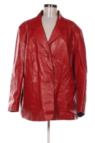 Dámska kožená bunda  Maggie Barnes, Veľkosť 3XL, Farba Červená, Cena  49,62 €