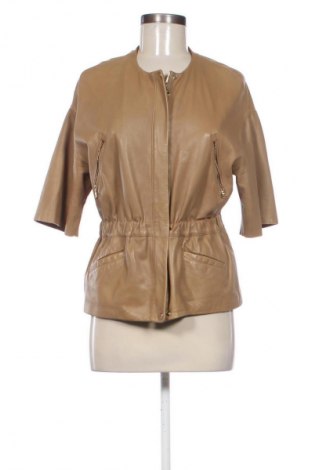 Női bőrdzseki Massimo Dutti, Méret M, Szín Bézs, Ár 32 400 Ft