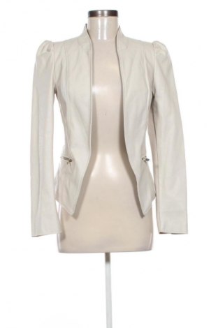 Dámská kožená bunda  River Island, Velikost S, Barva Krémová, Cena  529,00 Kč