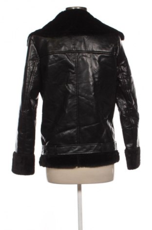 Γυναικείο δερμάτινο μπουφάν SHEIN, Μέγεθος M, Χρώμα Μαύρο, Τιμή 13,99 €