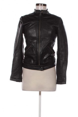 Dámská kožená bunda  Samsoe & Samsoe, Velikost S, Barva Černá, Cena  3 127,00 Kč